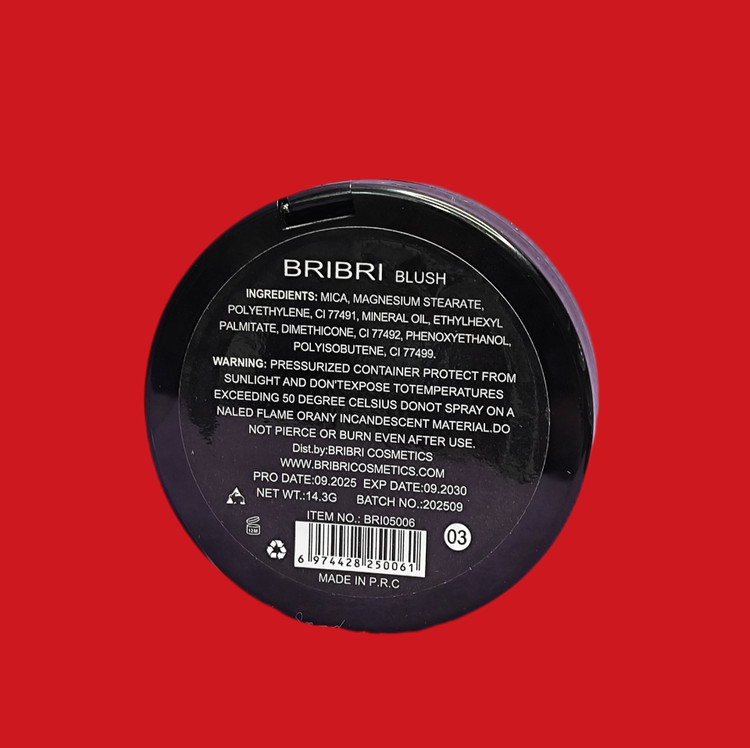 رژ گونه شاین دارسنگی BRIBRI شماره 3