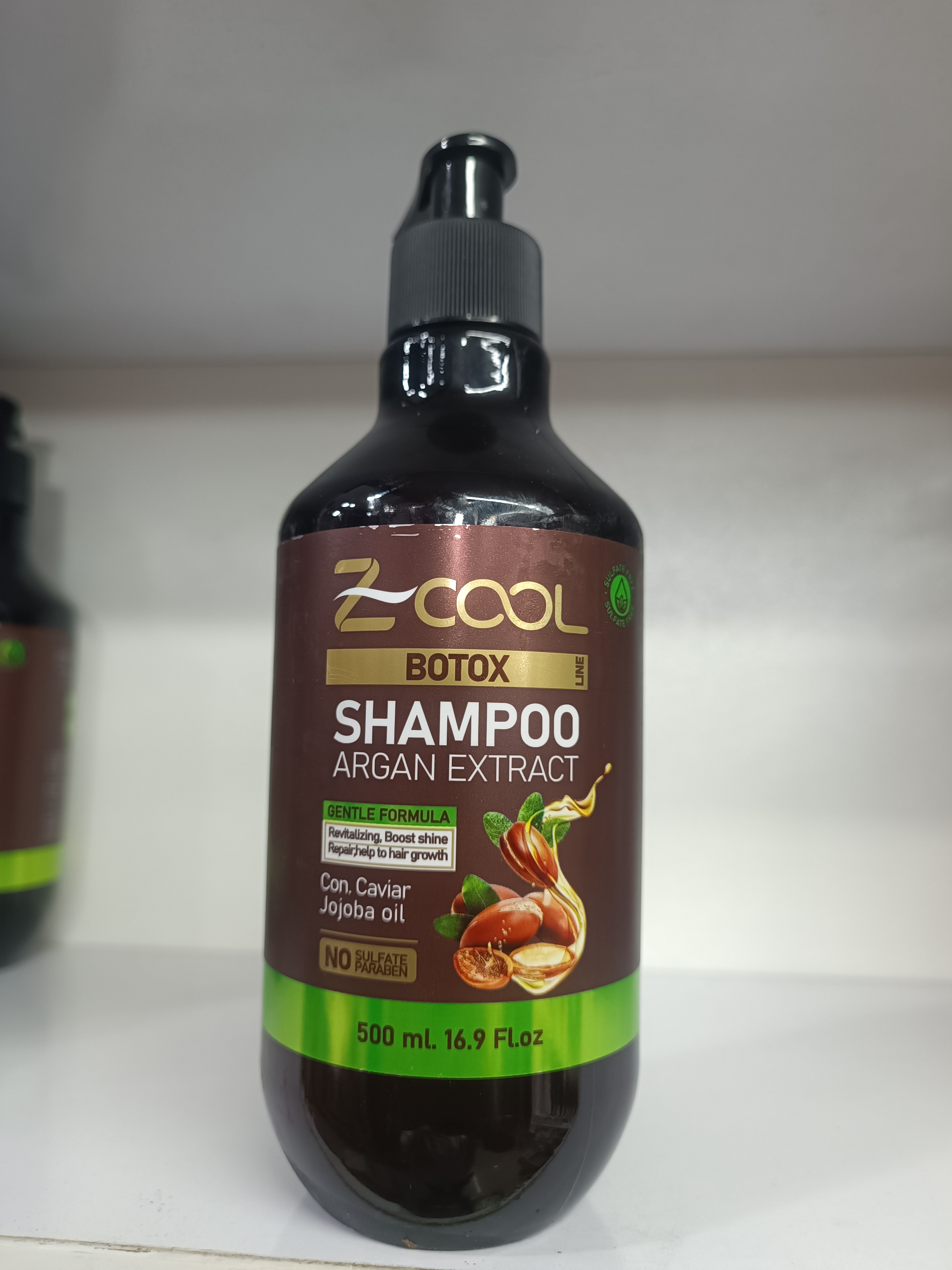 شامپو بوتاکس آرگان Zcool 500 میلی‌لیتر